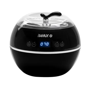 iWAX Wax Heater for Cans and Hard Wax, 500 ml, 100W, Black