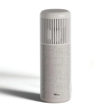Hifuture Wedge Bluetooth Speaker with Reading Lamp, Brown