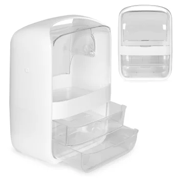 Modernhome PJJMSB003-01 Cosmetic Organizer with Drawers, White