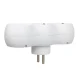 Maclean MCE339 E 2-Way Socket Adapter with USB A/C