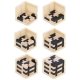 Wooden Brain Teaser Puzzle Cube for Kids and Adults 24742