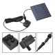Garden Fountain Pump with Solar Battery (Panel)