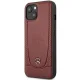 Mercedes Leather Urban Case for iPhone 14 Plus - Red