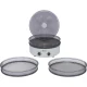 Food Dehydrator Stöckli Dörrex with Timer and Metal Trays, White