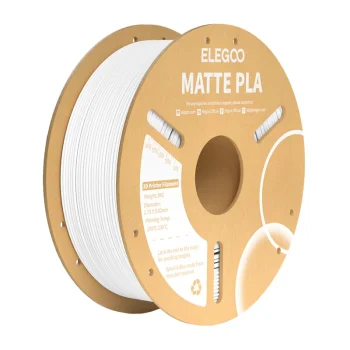 3D Printer Filament Elegoo PLA Matte 1.75 mm 1 kg, White