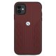 BMW iPhone 11 / XR Case Leather Curve Perforate, Red