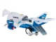 Police Airplane Transporter with 6 Cars