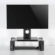 Maclean MC-934 Laptop and Monitor Stand, Black