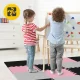 4FIZJO Kids Puzzle Play Mat 90x90 cm, Pink