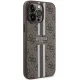 Guess iPhone 15 Pro Max Case 4G Printed Stripes MagSafe, Brown