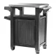 Grill Table with Storage Cabinet KETER Unity 105L, Graphite Gray