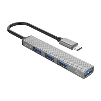 Orico AH-13 USB-C Hub 1x USB 3.0 + 3x USB 2.0, Gray