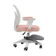 Kids Desk Chair Adjustable Swivel Chair with Footrest, Pink
