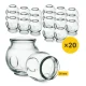 4Fizjo Glass Fire Cupping Set, 20 pcs