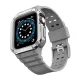 Armored Case with Strap for Apple Watch 38/40/41mm - Gray/Silver