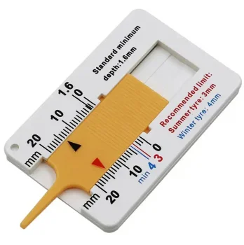 Tire Tread Depth Gauge, 0-20 mm