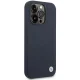Apple iPhone 14 Pro 6.1\'\' BMW Silicone Metal Logo MagSafe Case Cover (BMHMP14LSILNA), Navy
