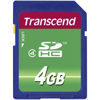 Memory Card Transcend SDHC 4GB Class 4