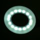 Activeshop Ring LED Snake galda lampa ar regulējamu gaismu, balta