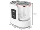Electric Makeup Brush Cleaner and Dryer Machine, White