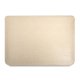 Guess Saffiano Triangle Logo 14\" Laptop Sleeve - Beige