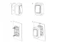 Wireless Kinetic Doorbell, 130m, IP68, White
