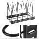 Pan Organizer Rack for Cabinet 5-Tier Adjustable Pot and Lid Holder