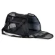 Travel pet carrier bag for cats and dogs, black