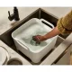 Joseph Joseph Wash&Drain Washing-Up Bowl, Stone Green
