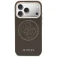 Guess Perforated 4G MagSafe Case for iPhone 17 Pro - Brown