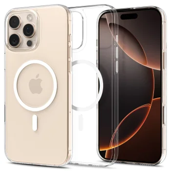 Spigen Thin Fit MagSafe Case for iPhone 16 Pro Max - Clear/White
