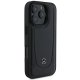 Mercedes iPhone 16 Pro Case Leather Urban, Black