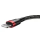 Baseus Cafule USB to Lightning Cable, 1.0 m, 2.4A, Red/Black
