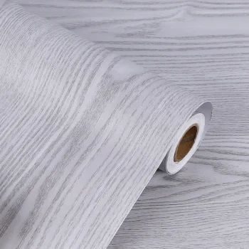 Self-Adhesive Furniture Foil, Silver-Grey Oak, 1.22x50m
