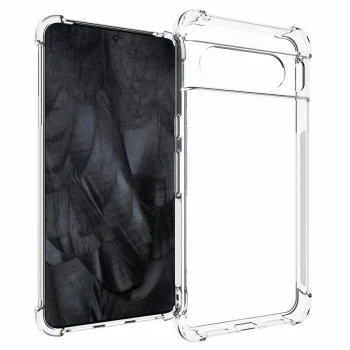 Google Pixel 8 Pro Anti-slip 4 Corners Shockproof Cover Case, Transparent