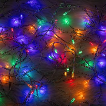 Forever Light CLF-18 Christmas String Lights 63ft 240LED, Multicolor