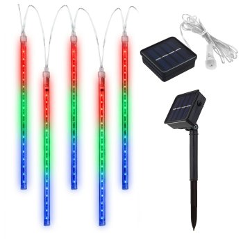Maclean MCE412 Solar LED String Lights, 2.4m, 144 LED, RGB