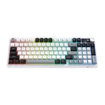 Gaming Keyboard Onikuma MT902 2.4G RGB, Black and White