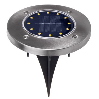 Maclean MCE318 Solar In-Ground Garden LED Light, IP44, 4000K