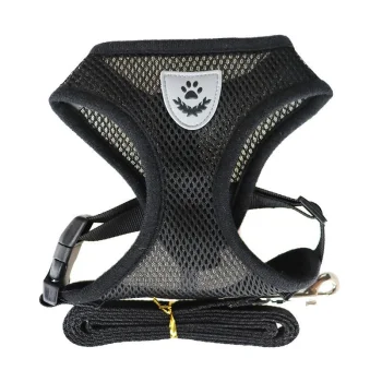 Reflective No-Pull Harness for Dogs and Cats Size S, Black