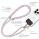 Guess CBDY Cord Universal Phone Strap 150 cm - Lilac