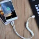 Dudao R7 Car Charger 2x USB 2.4A with 3-in-1 Cable, White