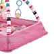 Multifunctional Educational Baby Mat Carpet Pool Playpen with Balls and Toys, Pink