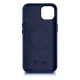 iCarer Genuine Leather Case for iPhone 14 Plus with MagSafe, Blue