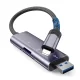 Tech-Protect UltraBoost SD/micro SD Card Reader Lightning / USB-A, Gray