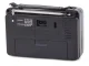 Portable Retro Radio FM AM SW, Black