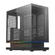 DarkFlash F1 ATX PC case with 6 ARGB fans, black