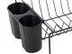 Metal Dish Drainer Rack, Black