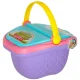 Kids Picnic Basket with Play Fruit and Drinks