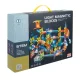 Iso Trade Magnetic Blocks - Ball Track Marble Run, 110 pcs 25766
